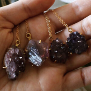 Amethyst Gem or Cluster Necklace - Image 3