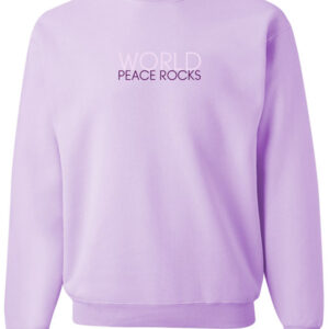 World Peace Rocks Crewneck Sweatshirt